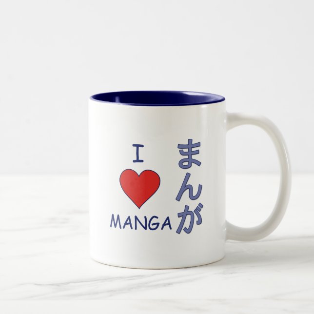 Manga Zweifarbige Tasse (Rechts)