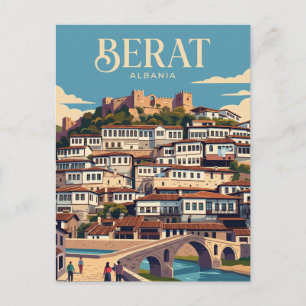Mangalem-Distrikt Albanien Postkarte