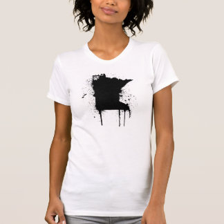 Mangan-Sprühfarbe T-Shirt