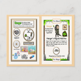 Mangar - Mangan Trading Card Postkarte