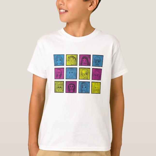Mangas Reihe 5 T-Shirt (Vorderseite)