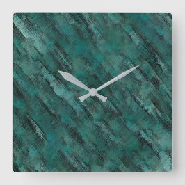 Mangelhafte Zyanmauerei Quadratische Wanduhr
