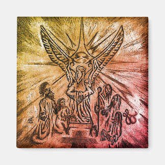 Manger Maze Christlich Art Magnet