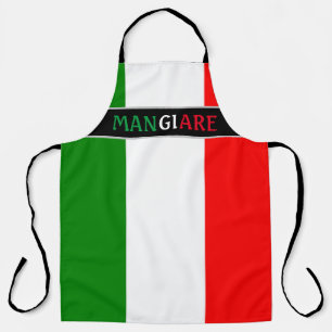 Mangiare Essen auf Italienisch Abendessen Schürze