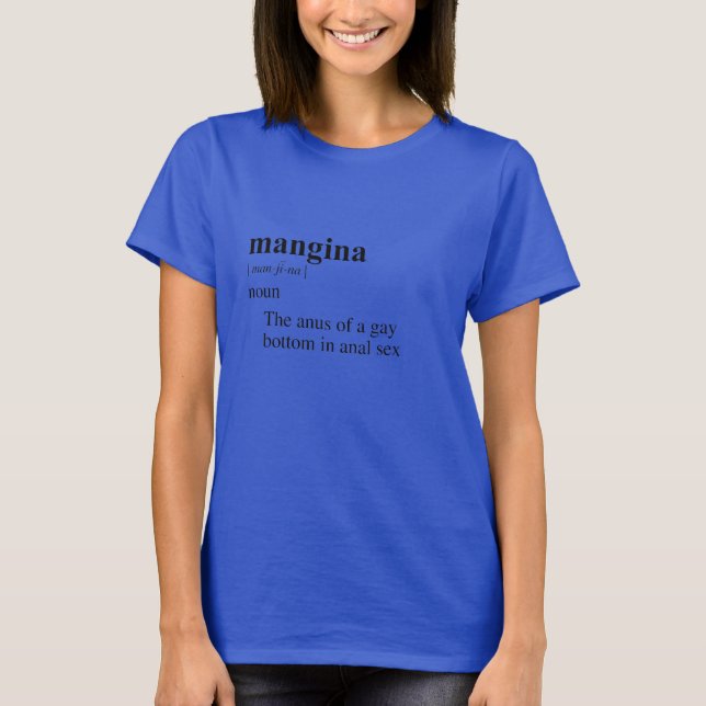 MANGINA T-Shirt (Vorderseite)