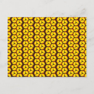 Mango Abstraktes Muster Art Postkarte