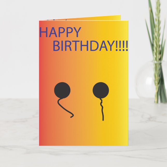 Mango Birthday Card Karte (Vorderseite)