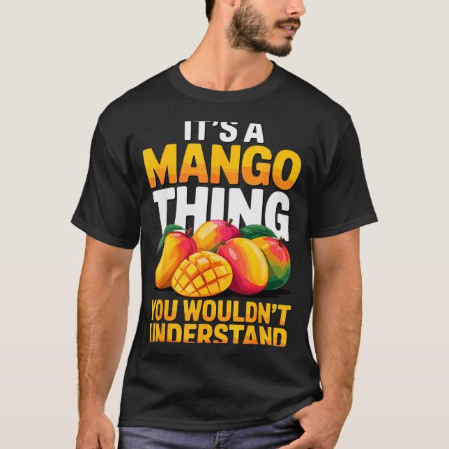 Mango Costume For Men Women Kids Fruit Mango Lover T-Shirt (Vorderseite)