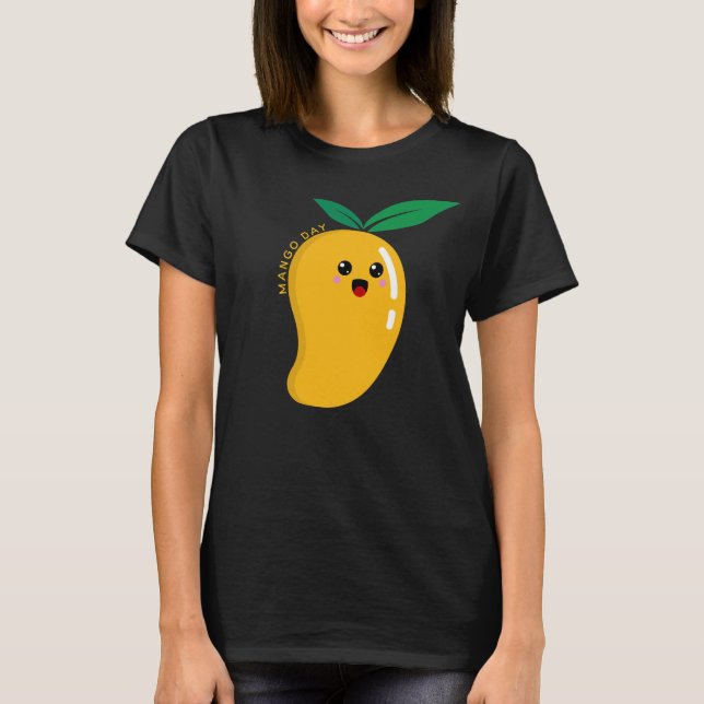 Mango Day, niedlich Mango T-Shirt (Vorderseite)