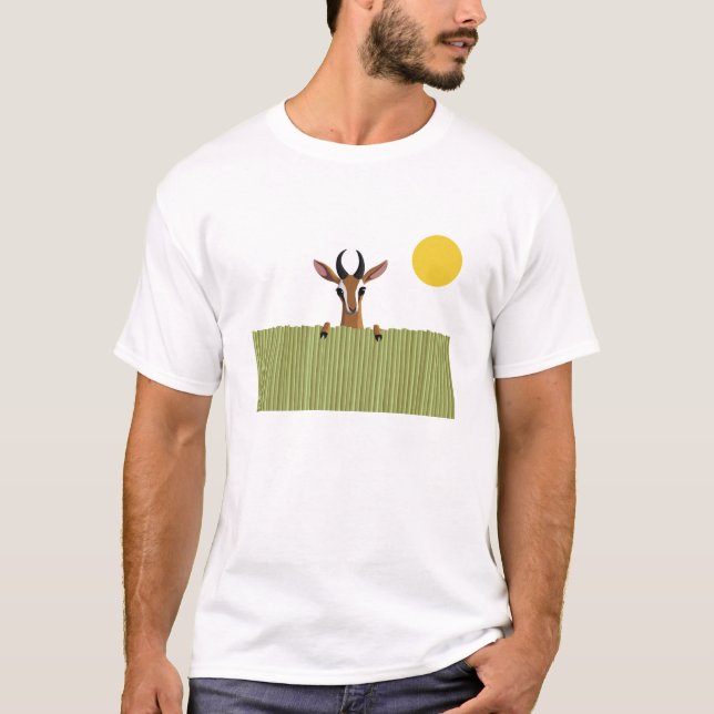 Mango der Gazellepeekaboo T-Shirt (Vorderseite)