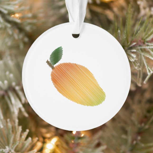 Mango-Design Ornament (Baum)