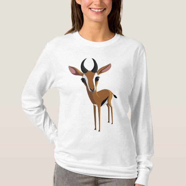 Mango die Gazelle T-Shirt (Vorderseite)