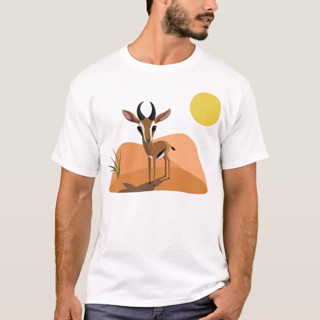 Mango die Gazelle T-Shirt (Vorderseite)