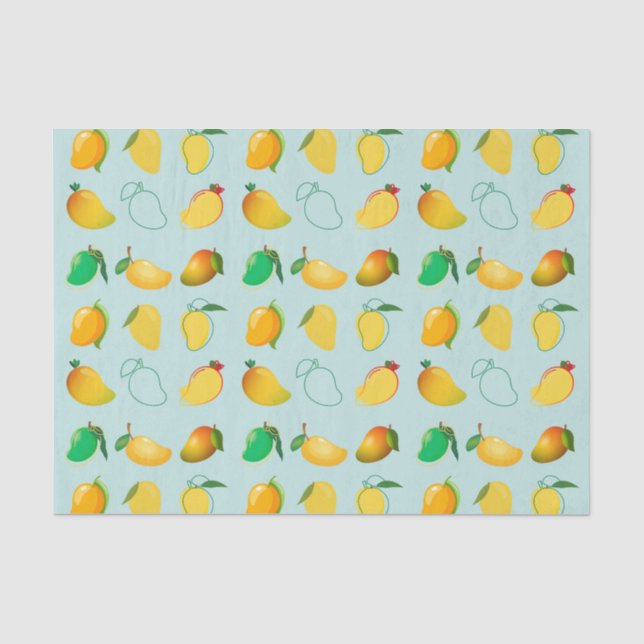Mango Frisch Seidenpapier (Vorderseite)