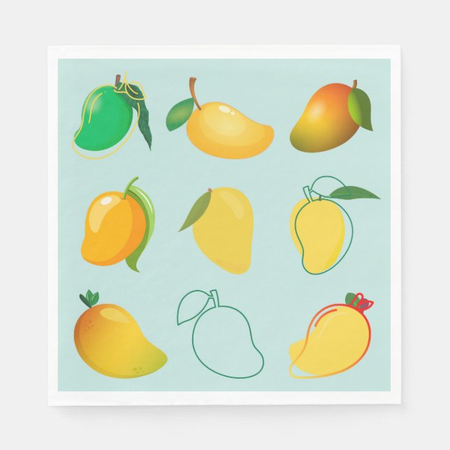 Mango Frisch Serviette (Vorderseite)