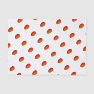 Mango Frucht Aquarell Chic Food Tropical Pattern Seidenpapier