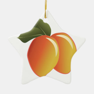 Mango-Frucht Keramikornament