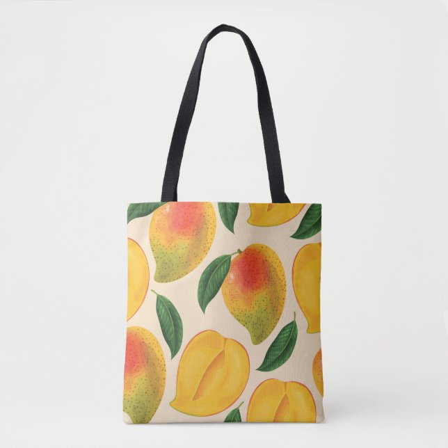 Mango Frucht Nahtloses Muster (Vorderseite)