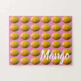 Mango Fruchtmuster für Vegetarier und Vegan Puzzle