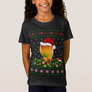Mango Fruit Lover Xmas Weihnachtsmannmütze Ugly Ma T-Shirt
