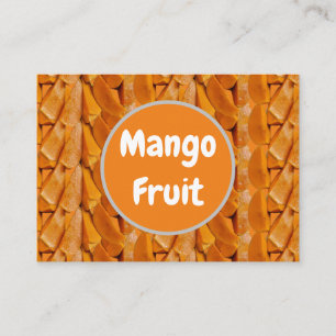 Mango Fruit Pattern Visitenkarte