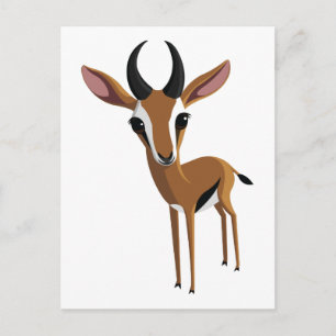 Mango, Gazelle Postkarte