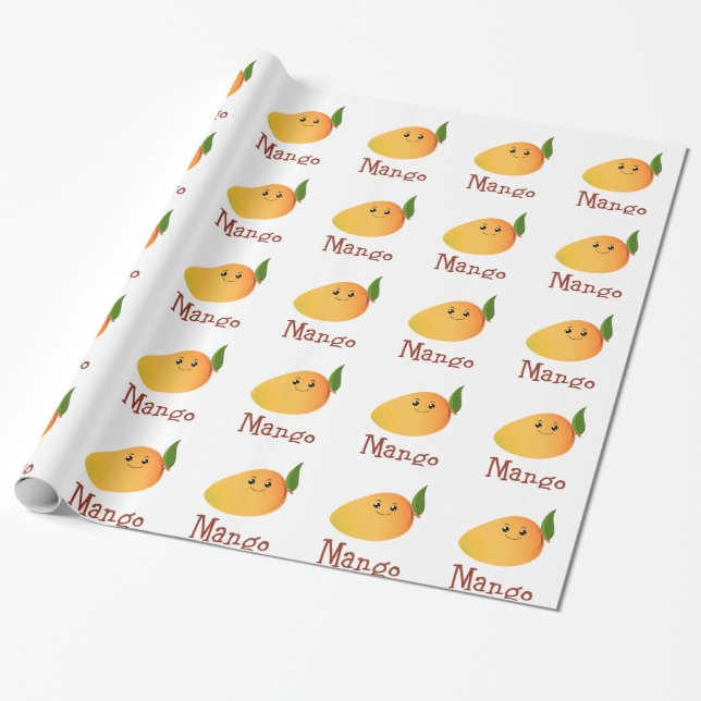 Mango Geschenkpapier (Ungerollt)