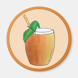 Mango Lassi Erfrischend indischer Jogurt Fruchtsaf Magnet