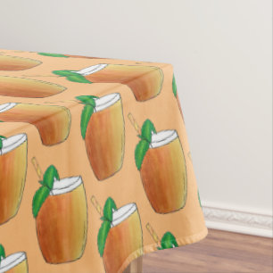 Mango Lassi Erfrischend indischer Jogurt Jogurt Dr Tischdecke