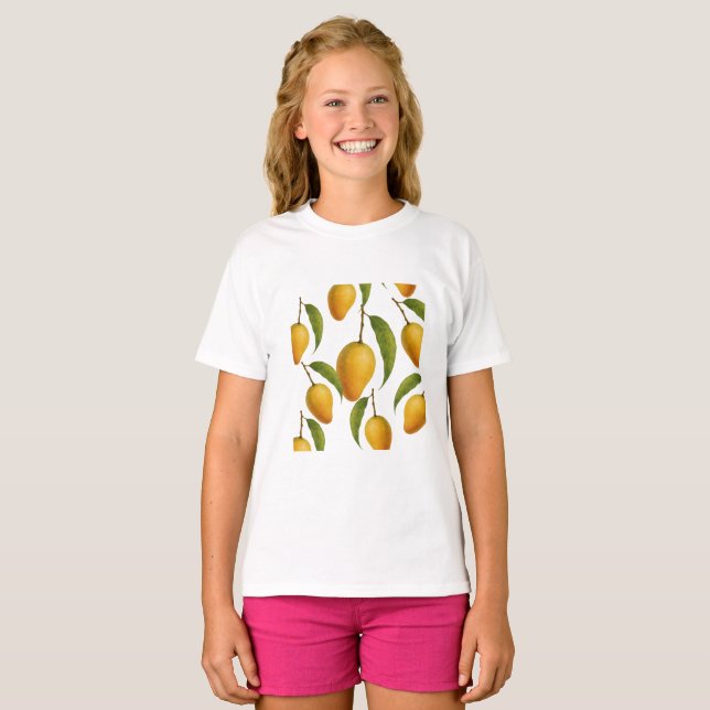 Mango Madness Sweet, Juicy und Trendy. T-Shirt (Vorne ganz)