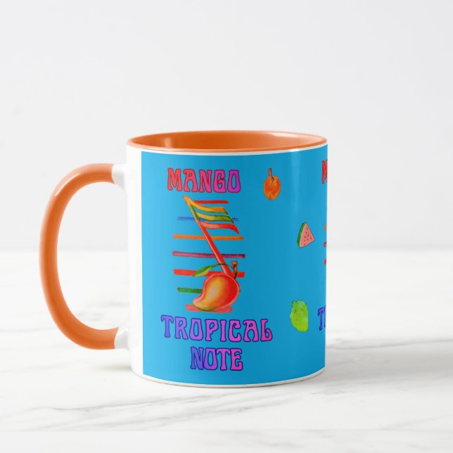 MANGO MUSIC NOTE DESIGNED MUG  TASSE (Links)