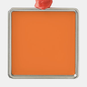 Mango Orange Color Accent bereit zur Anpassung Ornament Aus Metall