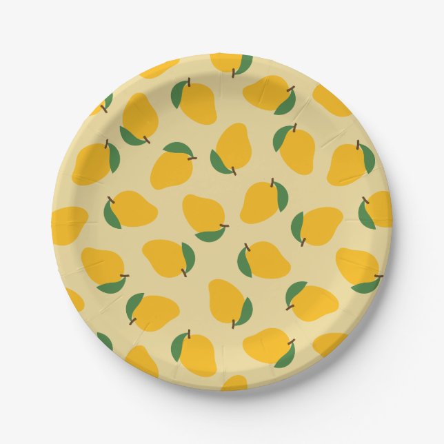 Mango Pappteller (Vorderseite)