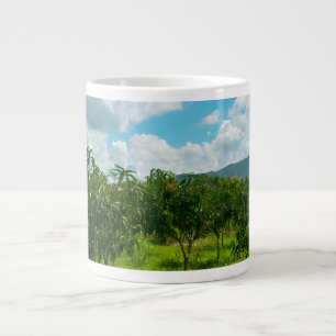 Mango-Plantage Dambulla Sri Lanka Acryl-Wanduhr  Jumbo-Tasse