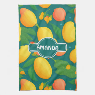 Mango Rainbow Personalisiertes Muster Geschirrtuch