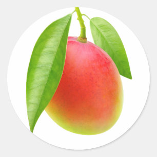 Mango Runder Aufkleber