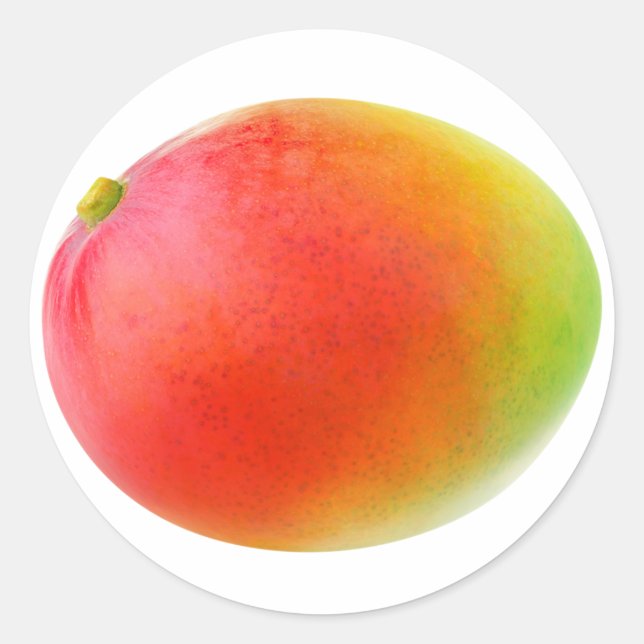 Mango Runder Aufkleber (Vorderseite)