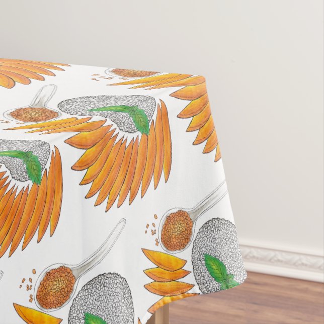 Mango Sticky Rice Dessert Thai Küche Tischdecke (Beispiel)