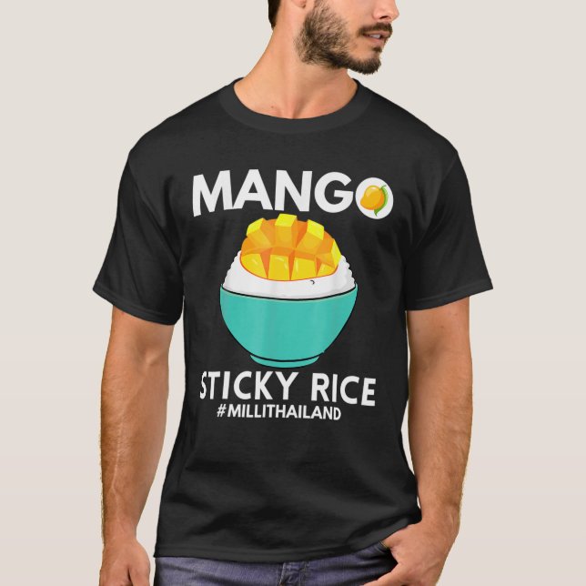 Mango Sticky Rice Milli Thailand Summer Food Lover T-Shirt (Vorderseite)