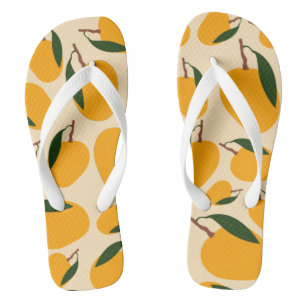 Mango Summer Frucht Muster Flip Flops