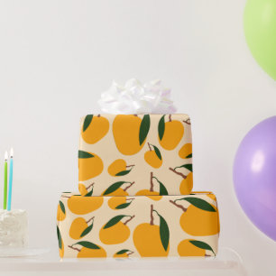 Mango Summer Frucht Muster Geschenkpapier