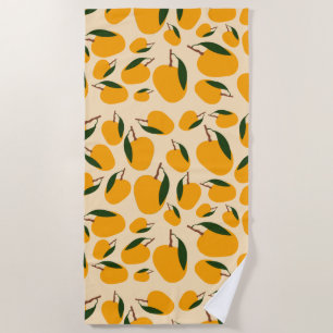 Mango Summer Frucht Muster Strandtuch