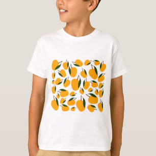 Mango Summer Frucht Muster T-Shirt