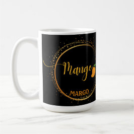 MANGO-Teamname bearbeitet Text orange Kaffeetasse