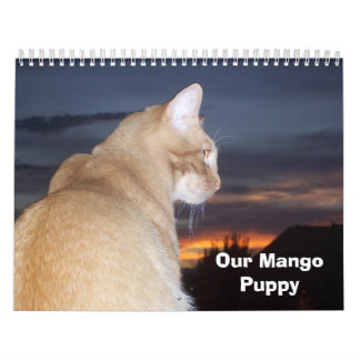 Mango-Welpe Kalender