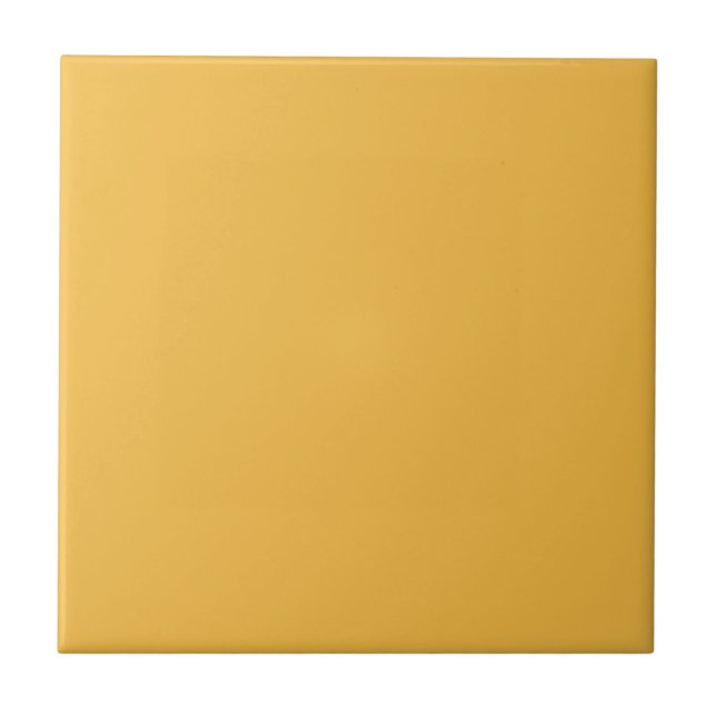 Mango Yellow Solid Color Tile Fliese (Vorderseite)