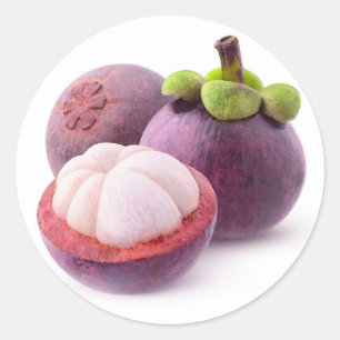 Mangosteens Runder Aufkleber