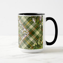 Mangrove Cuckoo/Kariertes Patchwork Tasse