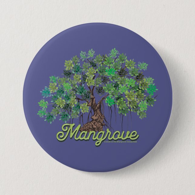 Mangrovenschutz Button (Vorderseite)