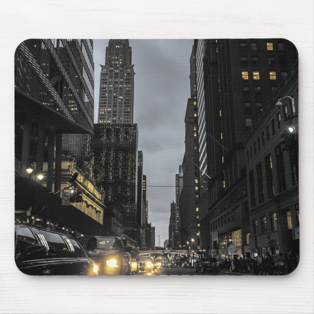 Manhattan Abend Mousepad (Vorne)